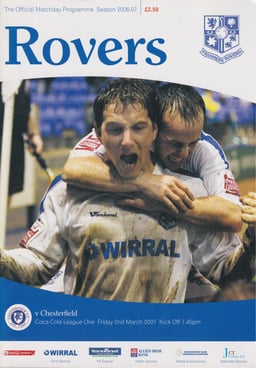 Tranmere Rovers v Chesterfield Match Programme 2007-03-02